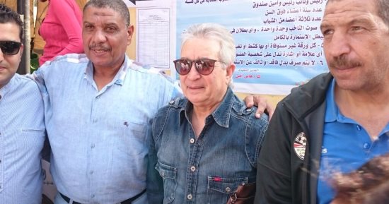 بالصور.. حلمى طولان يظهر فى انتخابات نادى النصر  