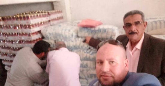 ضبط حشرات وسوس وديدان فى أرز مخزن بفرع الشركة العامة للجملة بكفر الشيخ