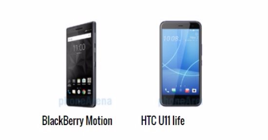 إيه الفرق.. أبرز الاختلافات بين هاتفى HTC U11 life وبلاك بيرى Motion