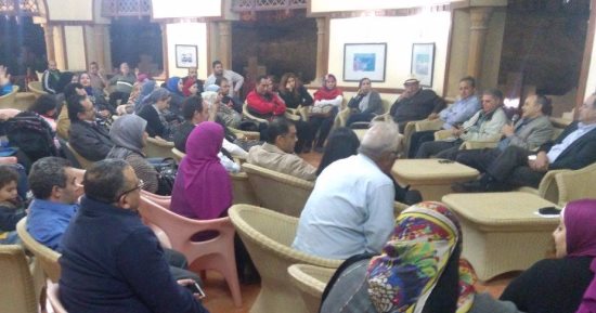 بالصور.. قائمة عمرو السعيد تعقد جلسات مع أعضاء صيد أكتوبر والقطامية