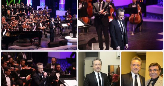 مروان خورى يبدأ حفل مهرجان الموسيقى العربية بأغنية "يا مسا الفل يا بهية"