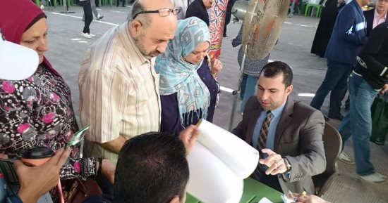 استئناف التصويت فى انتخابات النصر بعد 45 دقيقة راحة