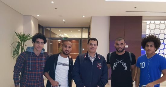 بالصور.. متعب وسليمان ومارسيلو فى افتتاح فرع "راعية" الأهلى بالكويت