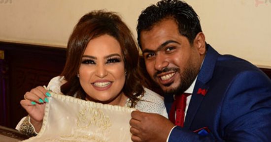 شاهد الصور الأولى لعقد قران "ويزو" نجمة مسرح مصر