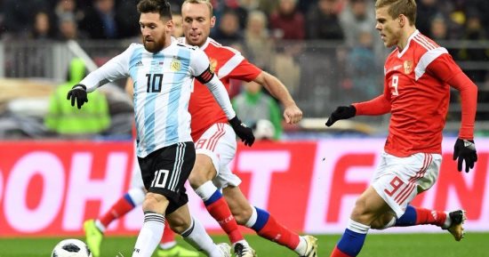 بالفيديو.. الأرجنتين تهزم روسيا بهدف أجويرو وديًا