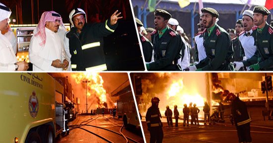 صور.. انفجار يستهدف خط غاز بين البحرين والسعودية.. وزير الداخلية البحرينى يتهم إيران بتنفيذ العمليات الإرهابية.. الرياض تعلق ضخ النفط للمنامة وتشدد اجراءاتها الأمنية.. وأرامكو تتضامن مع "الطاقة البحرينية"