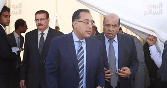 صور.. وصول وزير الإسكان مقر "العربية للتصنيع" لتوقيع بروتوكول مع سبانوس اليونانية