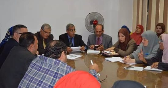 وكيل صحة المنوفية يناقش سلبيات مستشفى حميات منوف