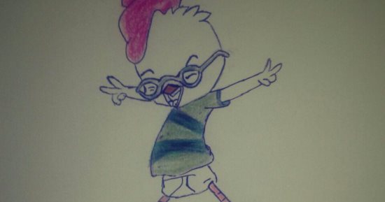بالصور.. القارئة بسنت عبدالبديع تبدع فى رسم لوحات بالرصاص