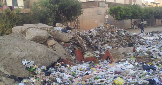 القمامة تحاصر أهالى منطقة أبو بكر بالقليوبية.. والأهالى تطالب بتوفير صناديق