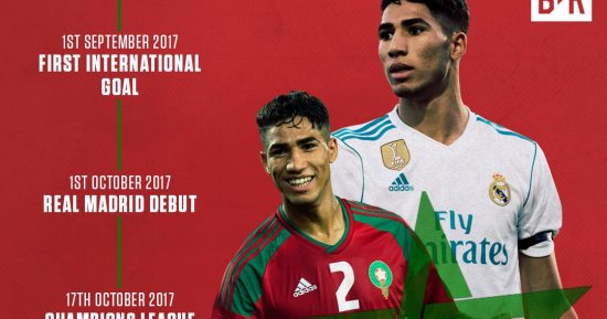 شاهد.. 71 يوم سعادة فى مشوار أشرف حكيمى مع ريال مدريد والمغرب