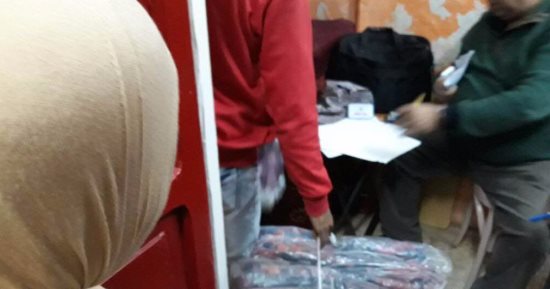 "تضامن الإسكندرية" تصرف مساعدات عاجلة للمتضررين من انهيار عقار "كرموز"