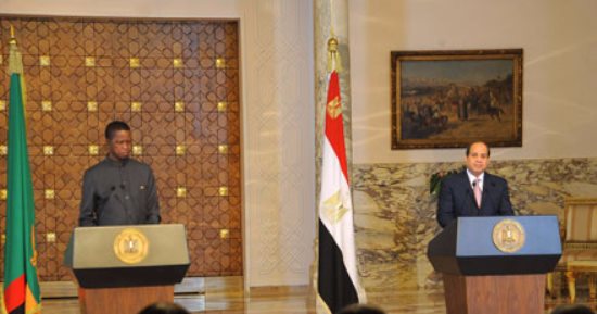 الرئيس السيسي فى مؤتمر نظيره الزامبى: حريصون على تحقيق مصلحة شعبينا (صور)
