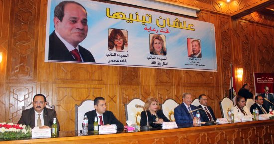 مؤتمر "علشان تبنيها" بالإسماعيلية يعرض فيديو لإنجازات الرئيس منذ 30 يونيو