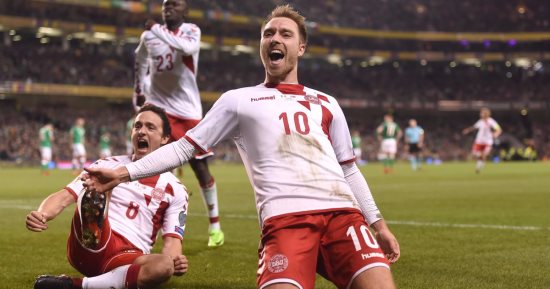 المنتخبات الأوروبية "كامل العدد" فى مونديال روسيا 2018 بعد انتهاء الملحق.. الدنمارك أحدث الوافدين لقائمة المتأهلين لكأس العالم بخماسية فى أيرلندا.. وتاريخ حافل لكبار القارة العجوز بالنهائيات