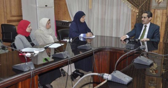 نائب رئيس جامعة القناه: اكتمال قاعدة البيانات للطلاب 