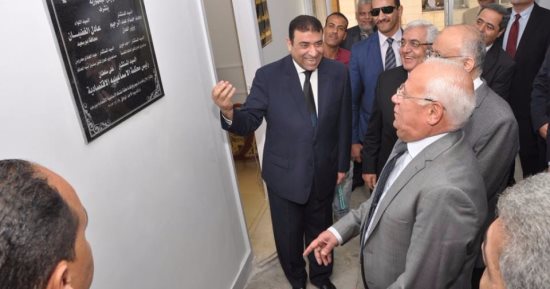 صور.. محافظ بورسعيد يفتتح أعمال تطوير المحكمة الاقتصادية 
