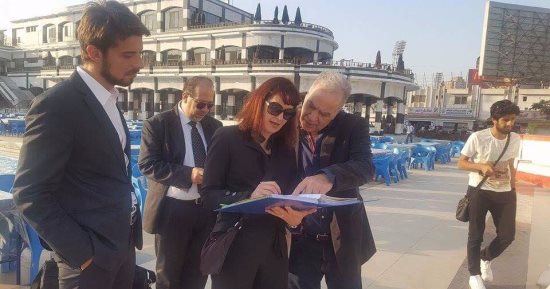 فيديو وصور.. لجنة الفيفا تزور الزمالك
