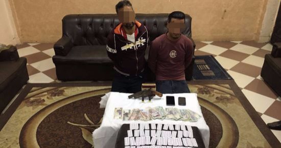 حبس تشكيل عصابى لاتهامهم بالاتجار فى المواد المخدرة 4أيام بالمنوفية