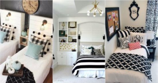 عشان الشتا دفا وشياكة.. أفكار ديكورات Black and White مناسبة للغرف