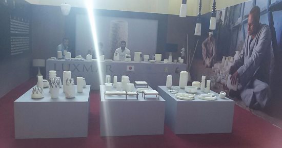 صور.. "يونيدو" تعرض منتجات "الألباستر" الأقصرية بمعرض الحرف اليدوية