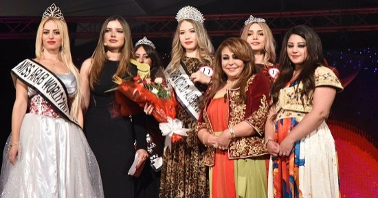 رانيا بن عيوش "ملكة جمال العرب جزائر".. ورشا بوقدونة ونهاد بن يمينة وصيفتان