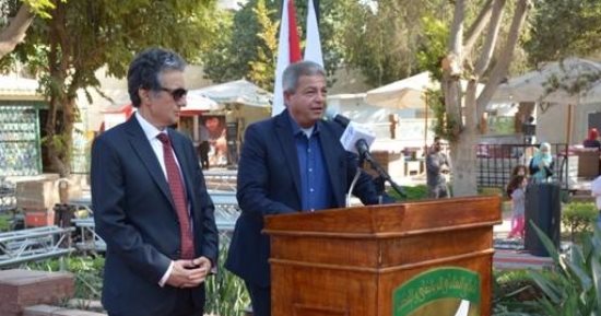 وزير الرياضة يفتتح ملعب كرة القدم وحمام السباحة الأولمبى بنادى المعادى