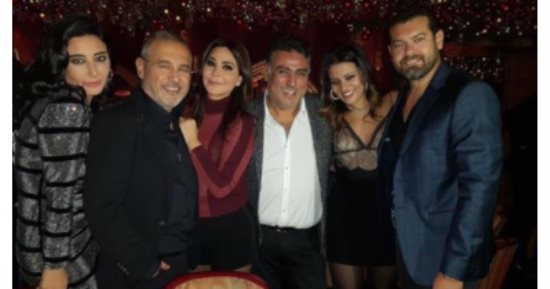 شاهد.. إليسا مع المصمم العالمى إيلى صعب وعمرو يوسف وتامر حبيب