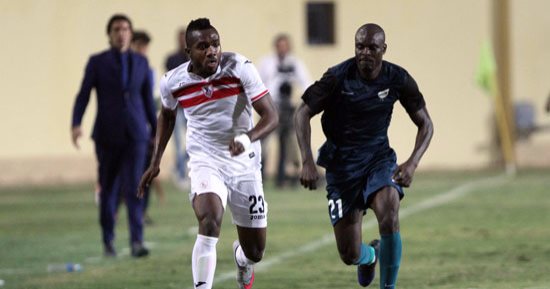 كاسونجو يشكو لجهاز الزمالك من قلة وصول الفرص