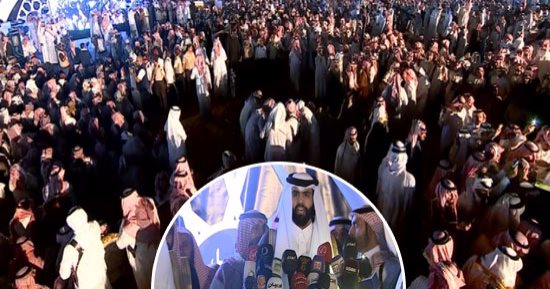 صور وفيديو.. حشد بالآلاف لقبيلة آل قحطان المعارضة لنظام تميم.. سلطان بن سحيم يطلق قذائفه ضد "تنظيم الحمدين": سنطهر قطر من رجسكم.. ونحمل على عواتقنا إنقاذ بلادنا  قبل أن تبتلعها الفوضى ويتلاعب بها المفسدون