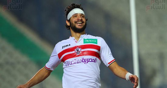 محمود علاء يتعرض للإصابة فى تدريبات الزمالك