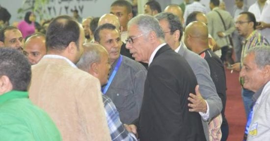 صور.. أعضاء طنطا يحتفلون بتقدم فايز عريبى بعد فرز 20 لجنة 