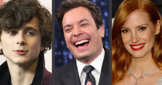 جيمى فالون يستضيف تيموثى شالاميت وجيسيكا شاستاين فى The Tonight Show
