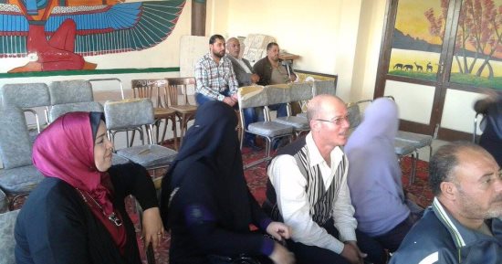 صور.. عقد امتحان بالقرى ضمن مبادرة دمياط خالية من الأمية 2020