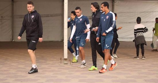 بدلاء الزمالك فى "عزلة" تدريبية بأوامر نيبوشا
