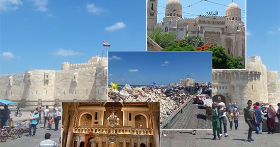 صور.. أهم مزارات السياحة الدينية بالإسكندرية.. المرسى أبو العباس من مقبرة باب البحر لأشهر مسجد بالمدينة الساحرة.. "المرقسية" أول كنيسة بأفريقيا.. واليونسكو تختار "أبو مينا" لوضعها بالمناطق التراثية عالميا
