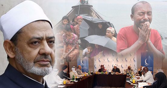 الإمام الأكبر يوجه بتمديد قافلة الأزهر الإغاثية إلى مسلمي الروهينجا أسبوعا