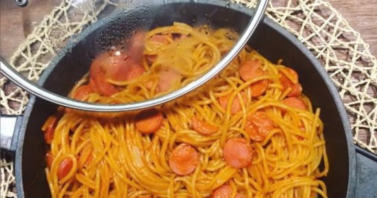 طريقة عمل المكرونة بالسوسيس