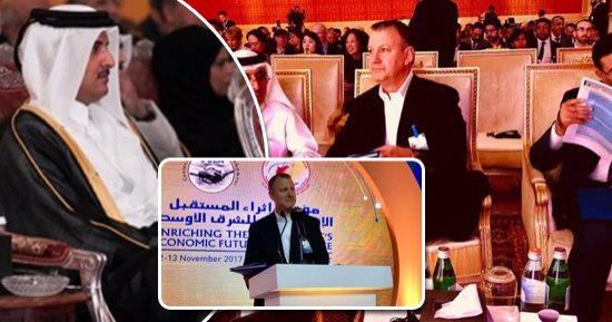 الدوحة مستوطنة إسرائيلية بأوامر تميم.. قطر تستقبل أعضاء كنيست وصحفيين إسرائيليين لمواجهة الرباعى العربى.. حمد بن خليفة يتمسك بعزمى بشارة.. ونائب بحزب العمل يلقى محاضرة عن التعاون بين تل أبيب وإمارة الإرهاب