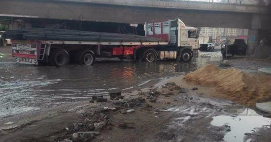 مياه المجارى تطفح فى كفر طهرمس بفيصل والسكان يستغيثون بمحافظ الجيزة