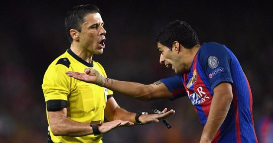 صافرة صربية تدير مباراة يوفنتوس وبرشلونة فى دورى أبطال أوروبا 