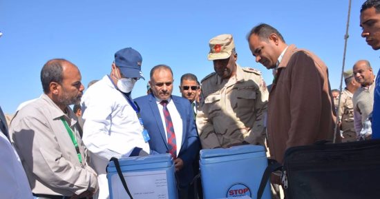 صور .. التضامن بالوادى الجديد يدشن معسكرا استعدادا لإيواء منكوبى السيول