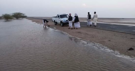 سقوط أمطار خفيفة على مناطق متفرقة بمطروح والساحل الشمالى