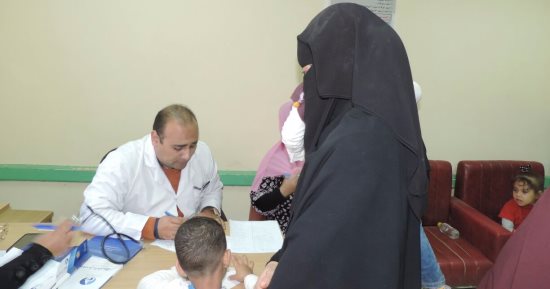  مديرية أمن كفر الشيخ تنظم قافلة طبية للكشف علي المواطنين مجاناً