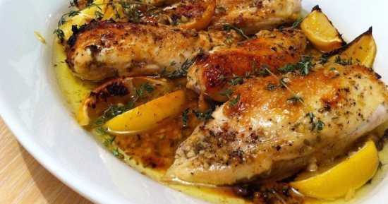 طريقة عمل الفراخ بالزعتر والسمسم