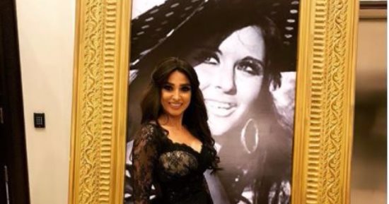روجينا تنشر صورتها بجوار بورتريه لـ"سعاد حسنى": العشق زوزو سندريلا السينما