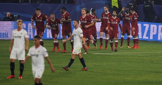 شاهد.. ليفربول يتفوق على إشبيلية 0/3 فى شوط مثير بمشاركة محمد صلاح