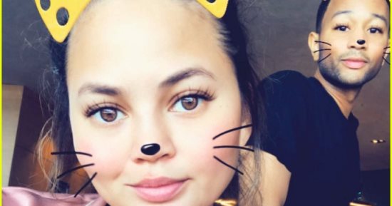  كريستى تيجن تكشف عن "حملها" بصورة على snap chat  