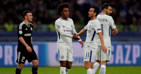 فيديو.. تشيلسى يتأهل لدور الـ 16 فى أبطال أوروبا برباعية أمام كاراباكا