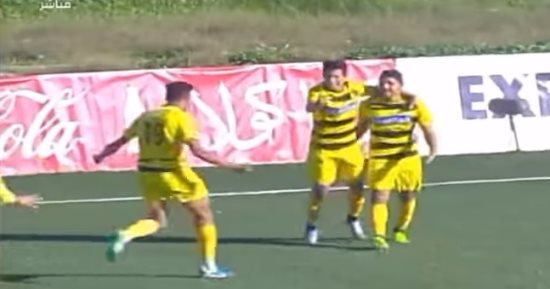 لاعب البنزرتى التونسى يسجل بمقصية رائعة على طريقة نجوم الدورى المصرى